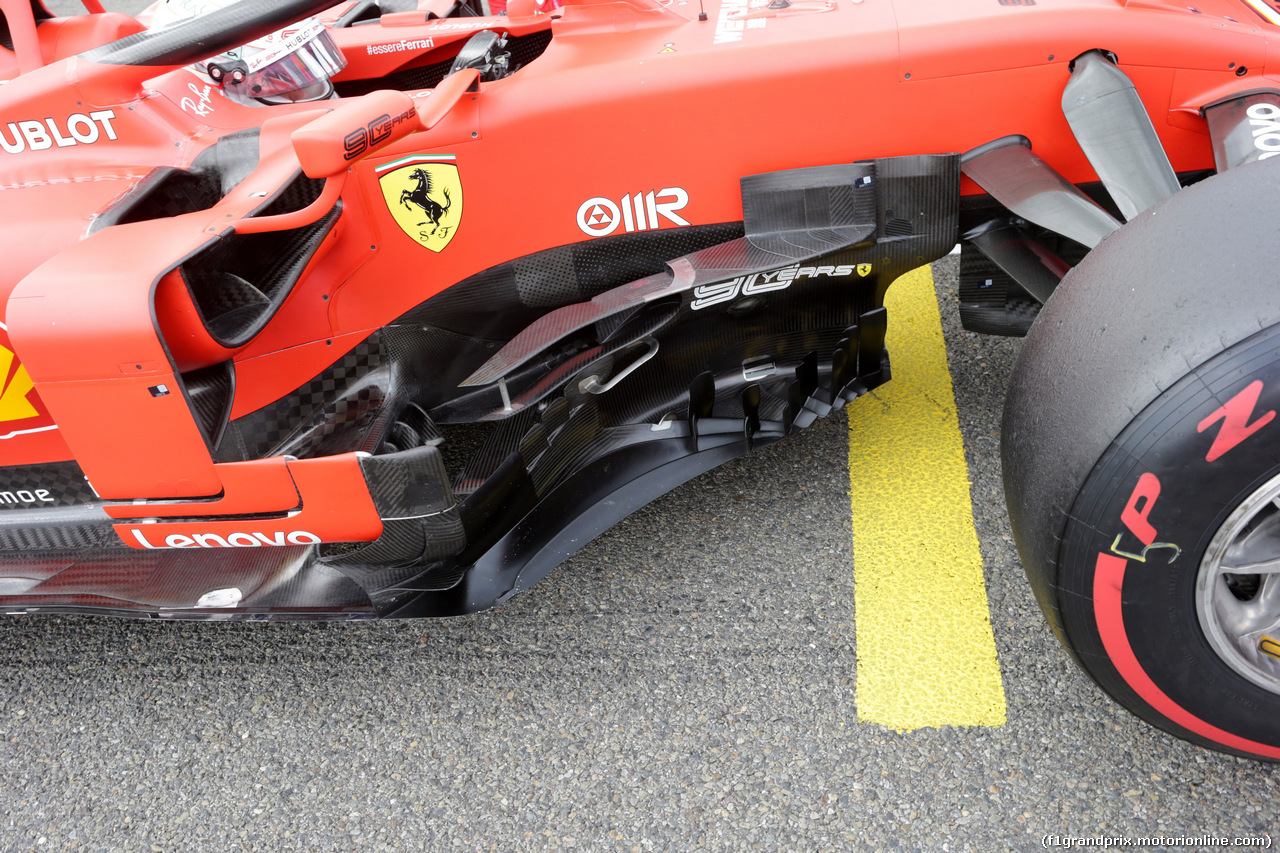GP BELGIO, 01.09.2019 - Gara, Ferrari SF90, detail
