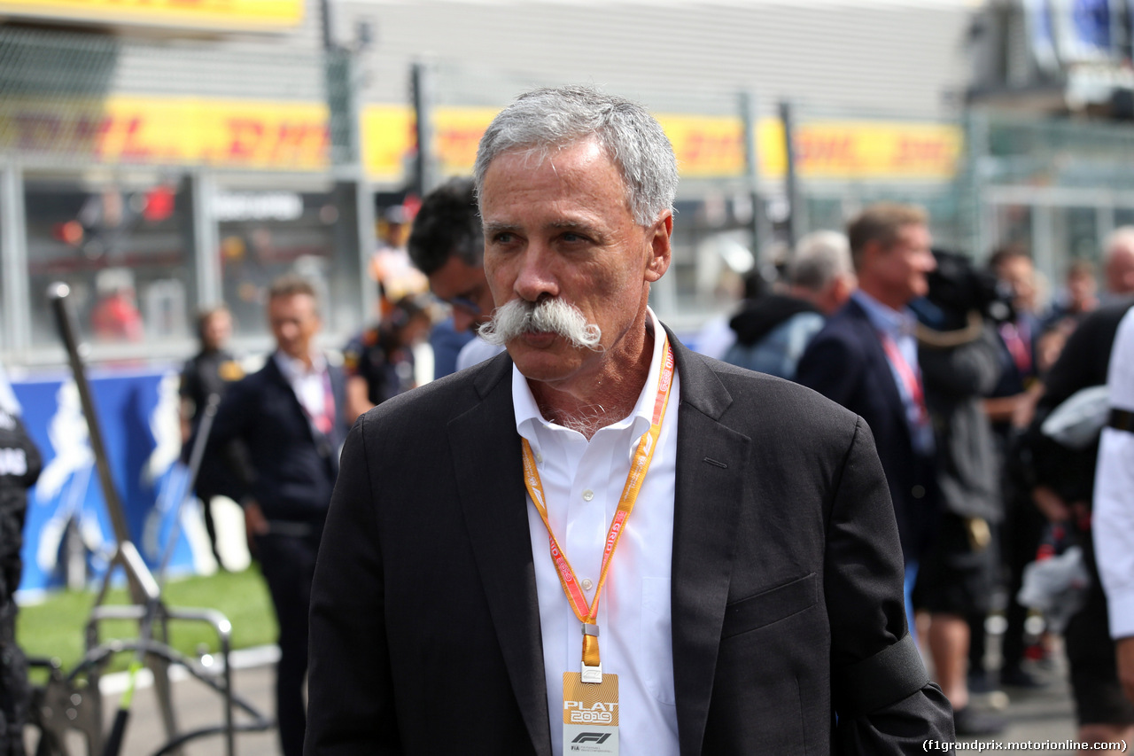 GP BELGIO, 01.09.2019 - Gara, Chase Carey (USA) Formula One Group Chairman