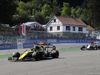 GP BELGIO, 01.09.2019 - Gara, Start of the race, Nico Hulkenberg (GER) Renault Sport F1 Team RS19 e Kimi Raikkonen (FIN) Alfa Romeo Racing C38 off track