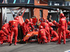 GP BELGIO, 01.09.2019 - Gara, Pit stop, Charles Leclerc (MON) Ferrari SF90