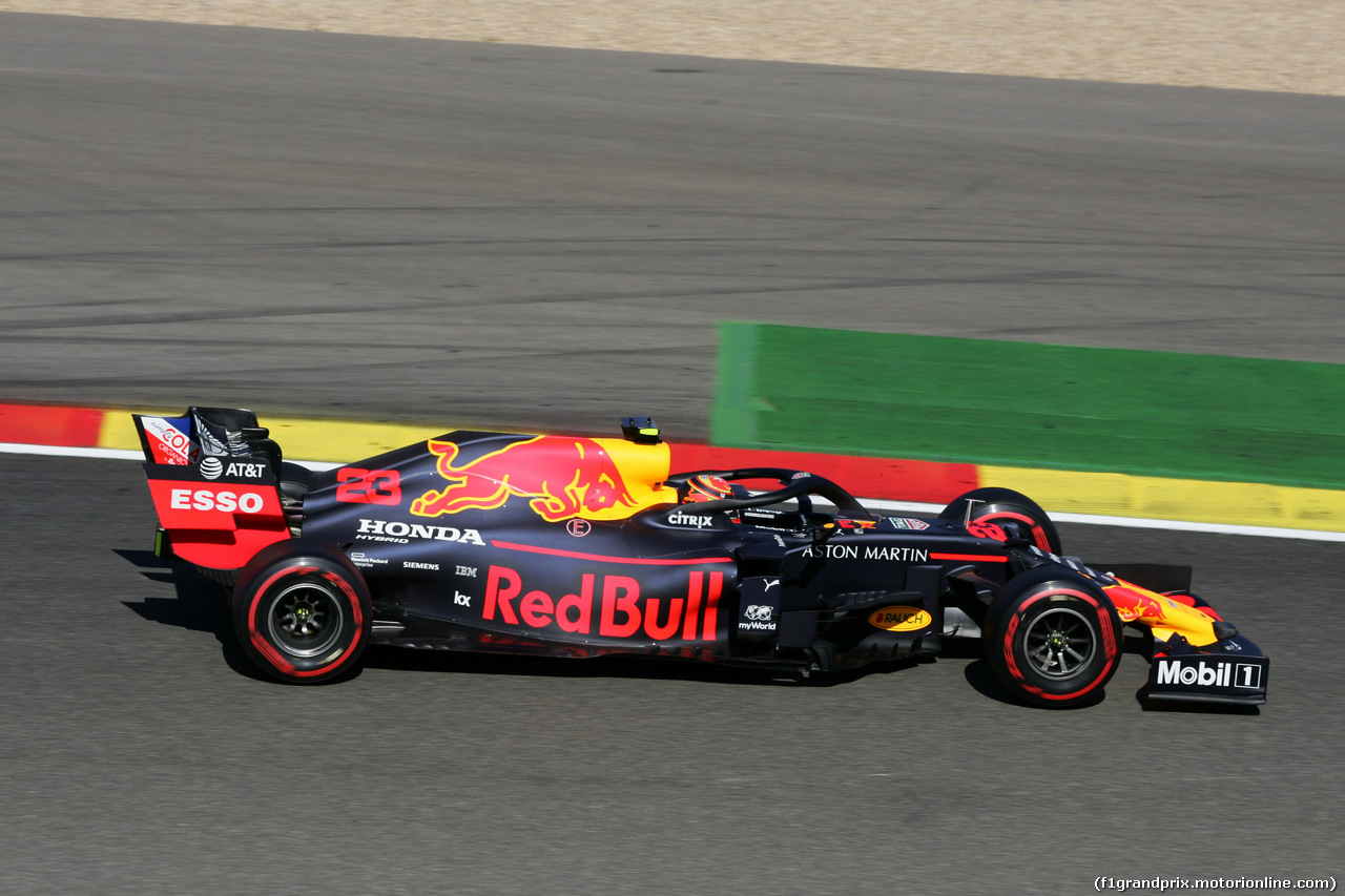 GP BELGIO, 30.08.2019 -  Prove Libere 2, Alexander Albon (THA) Red Bull Racing RB15