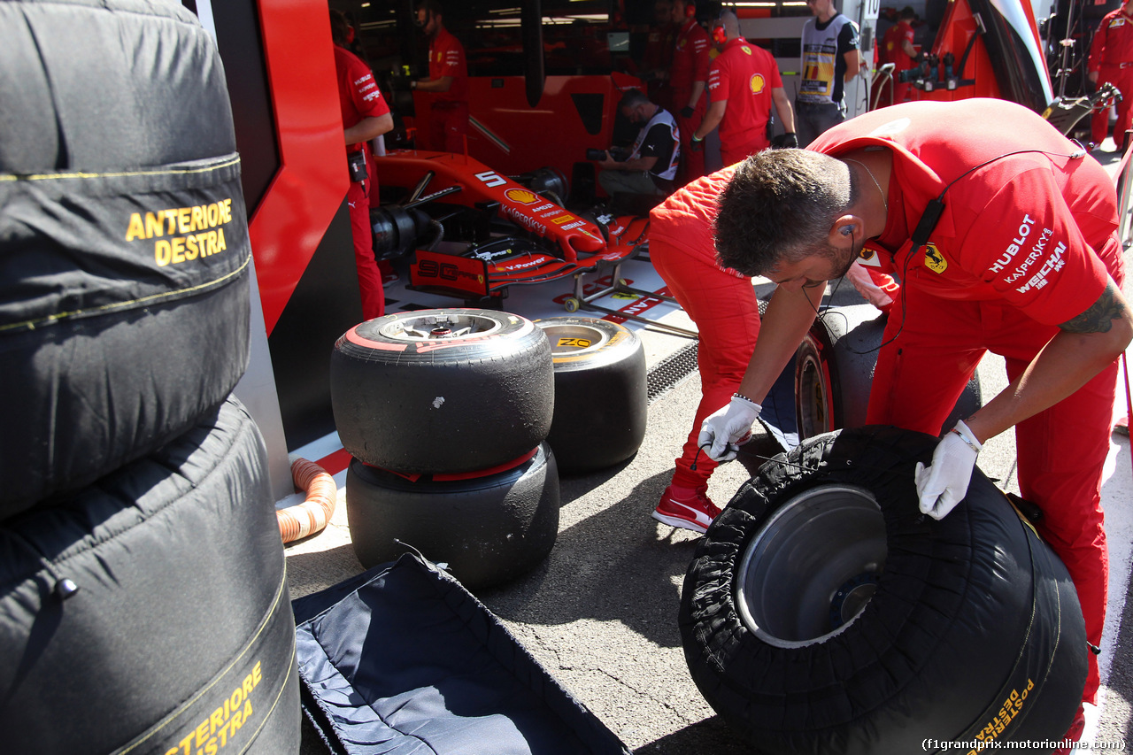 GP BELGIO, 31.08.2019 - Prove Libere 3, Pirelli Tyres of Ferrari