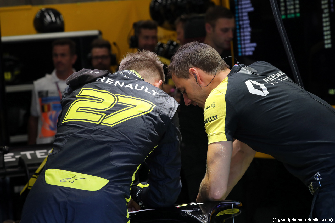 GP BELGIO, 31.08.2019 - Prove Libere 3, Nico Hulkenberg (GER) Renault Sport F1 Team RS19