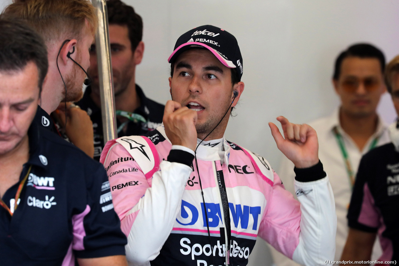 GP BELGIO, 31.08.2019 - Prove Libere 3, Sergio Perez (MEX) Racing Point F1 Team RP19