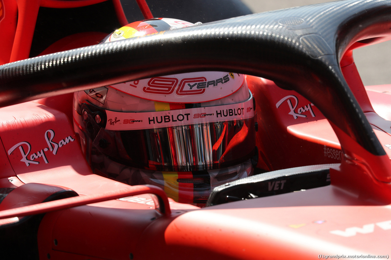 GP BELGIO, 31.08.2019 - Prove Libere 3, Sebastian Vettel (GER) Ferrari SF90