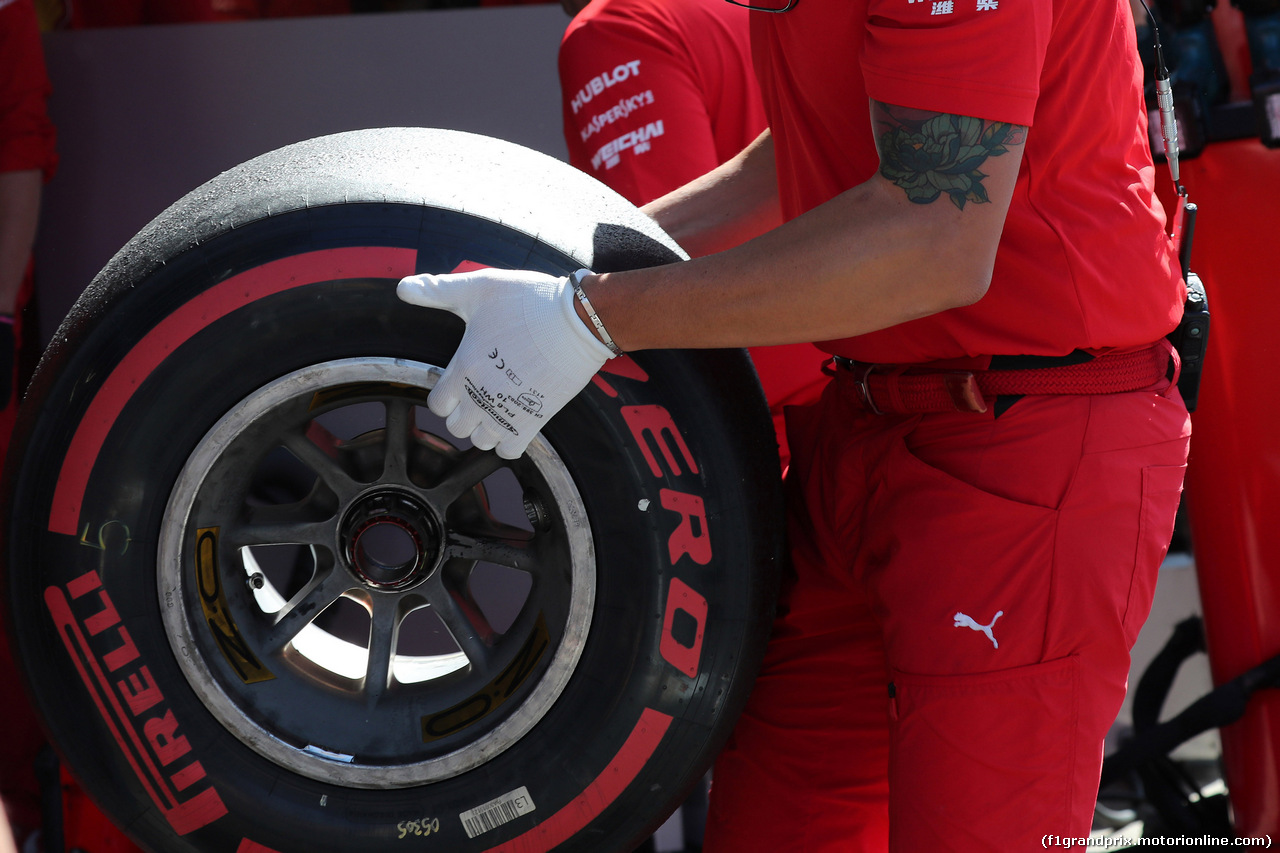 GP BELGIO, 31.08.2019 - Prove Libere 3, Pirelli Tyre of Ferrari