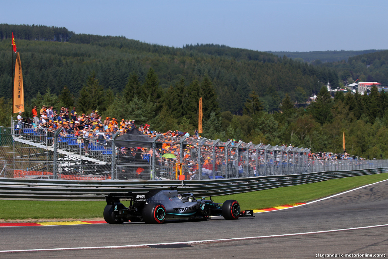 GP BELGIO, 31.08.2019 - Prove Libere 3, Lewis Hamilton (GBR) Mercedes AMG F1 W10