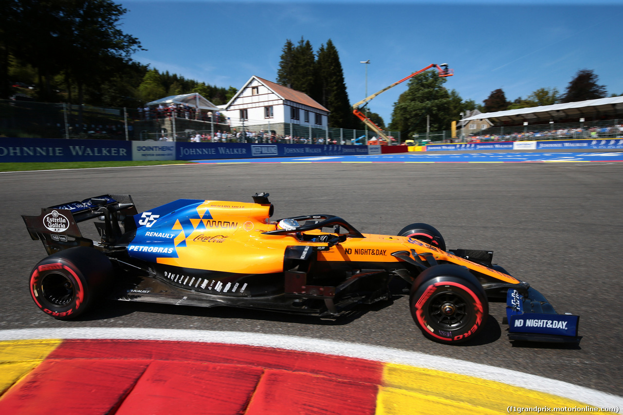 GP BELGIO, 31.08.2019 - Prove Libere 3, Carlos Sainz Jr (ESP) Mclaren F1 Team MCL34