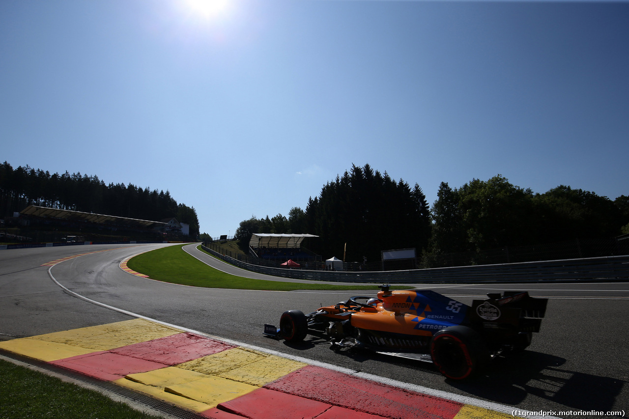 GP BELGIO, 31.08.2019 - Prove Libere 3, Carlos Sainz Jr (ESP) Mclaren F1 Team MCL34