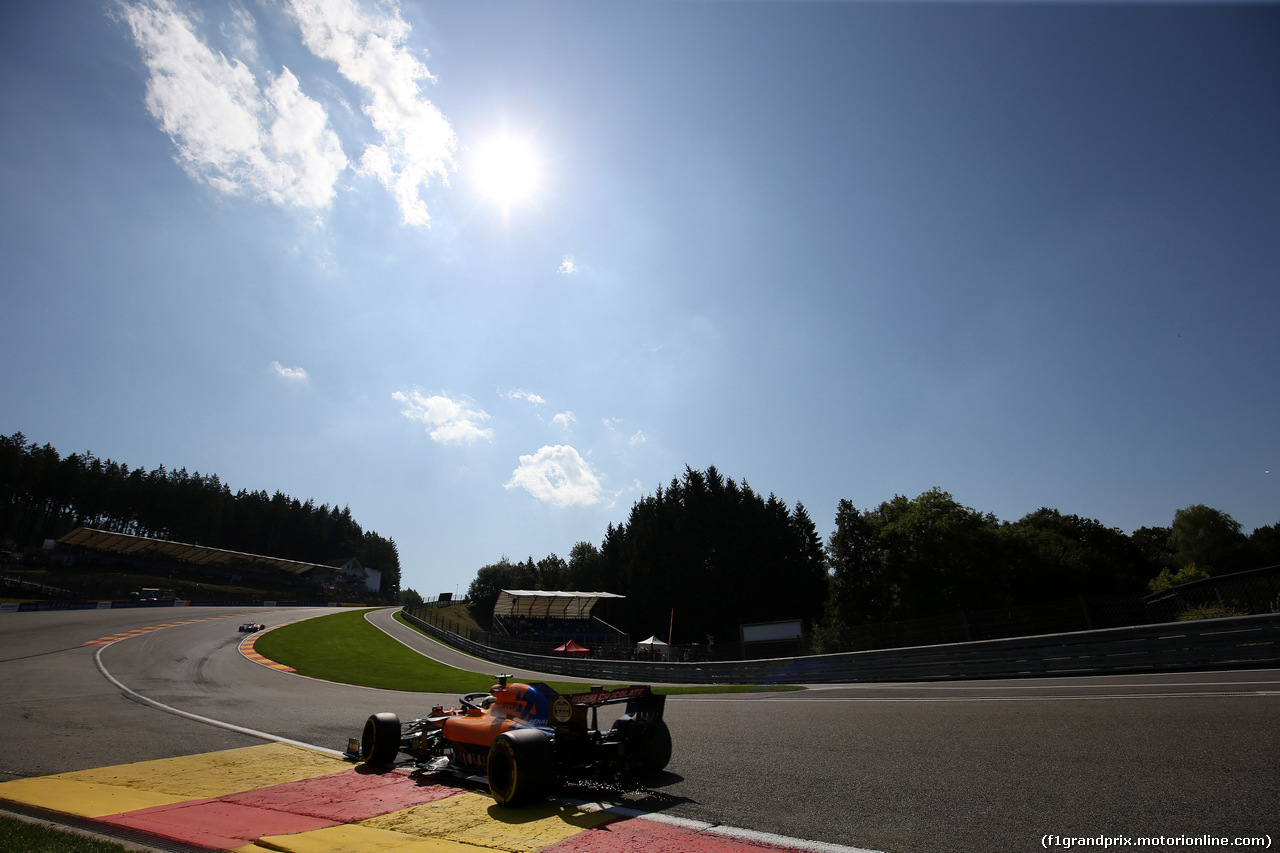 GP BELGIO, 31.08.2019 - Prove Libere 3, Lando Norris (GBR) Mclaren F1 Team MCL34