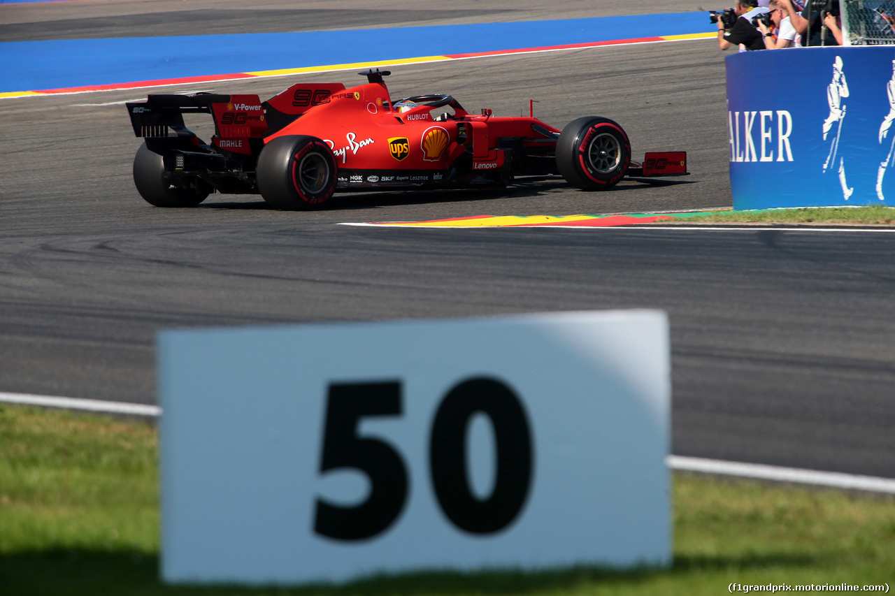 GP BELGIO, 31.08.2019 - Qualifiche, Sebastian Vettel (GER) Ferrari SF90