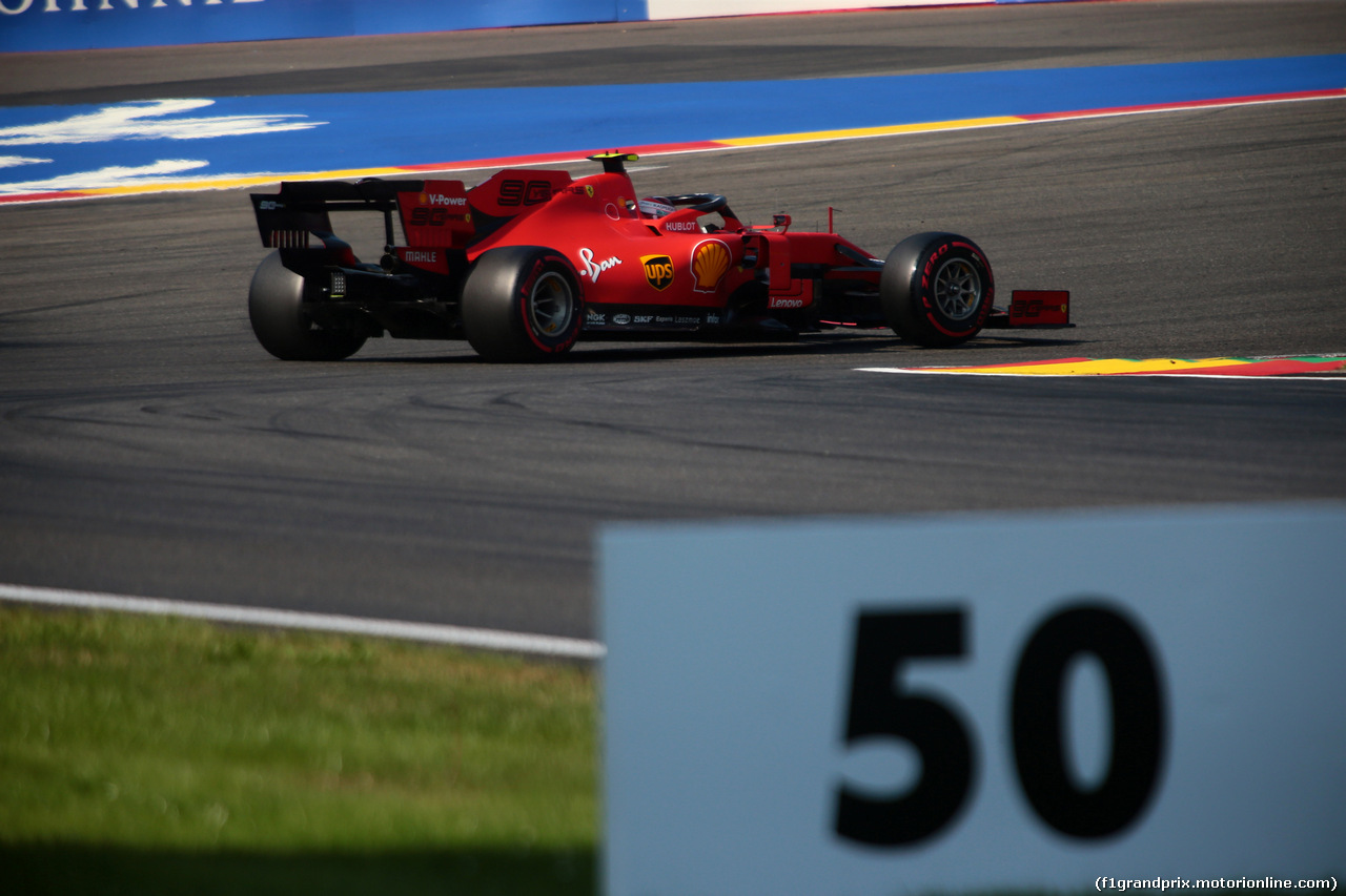 GP BELGIO, 31.08.2019 - Qualifiche, Charles Leclerc (MON) Ferrari SF90