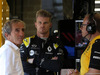 GP BELGIO, 31.08.2019 - Free Practice 3, Alain Prost (FRA) Renault Sport F1 Team Special Advisor e Nico Hulkenberg (GER) Renault Sport F1 Team RS19