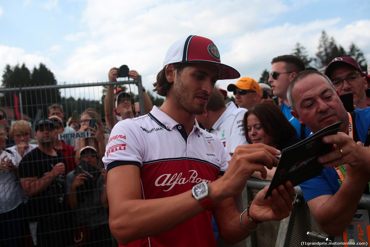 GP BELGIO, 29.08.2019 - Antonio Giovinazzi (ITA) Alfa Romeo Racing C38