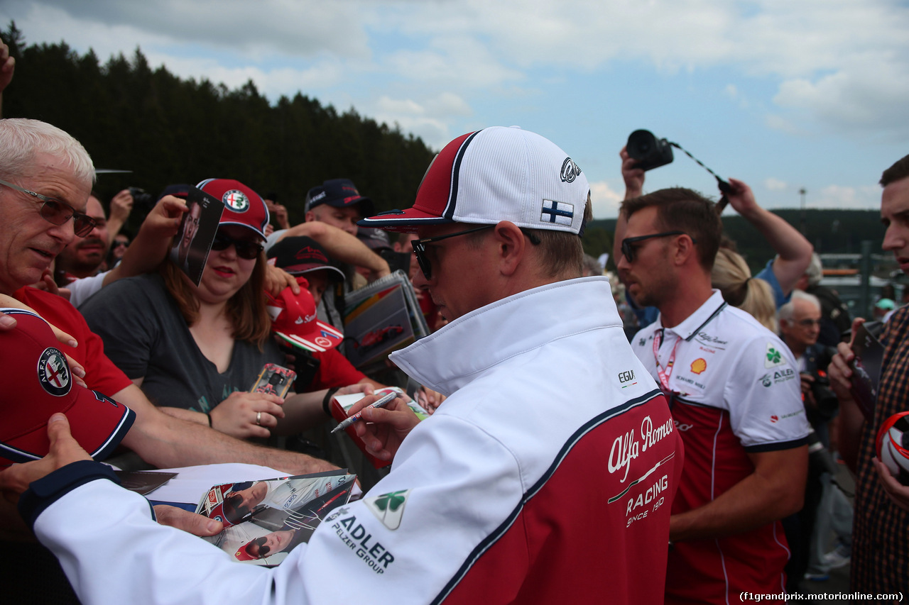 GP BELGIO, 29.08.2019 - Kimi Raikkonen (FIN) Alfa Romeo Racing C38