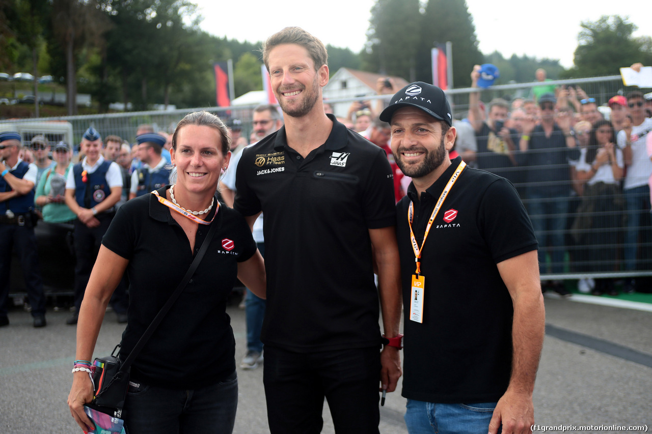 GP BELGIO, 29.08.2019 - Romain Grosjean (FRA) Haas F1 Team VF-19