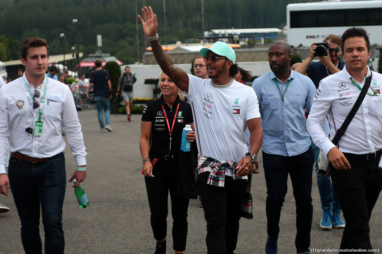 GP BELGIO, 29.08.2019 - Lewis Hamilton (GBR) Mercedes AMG F1 W10