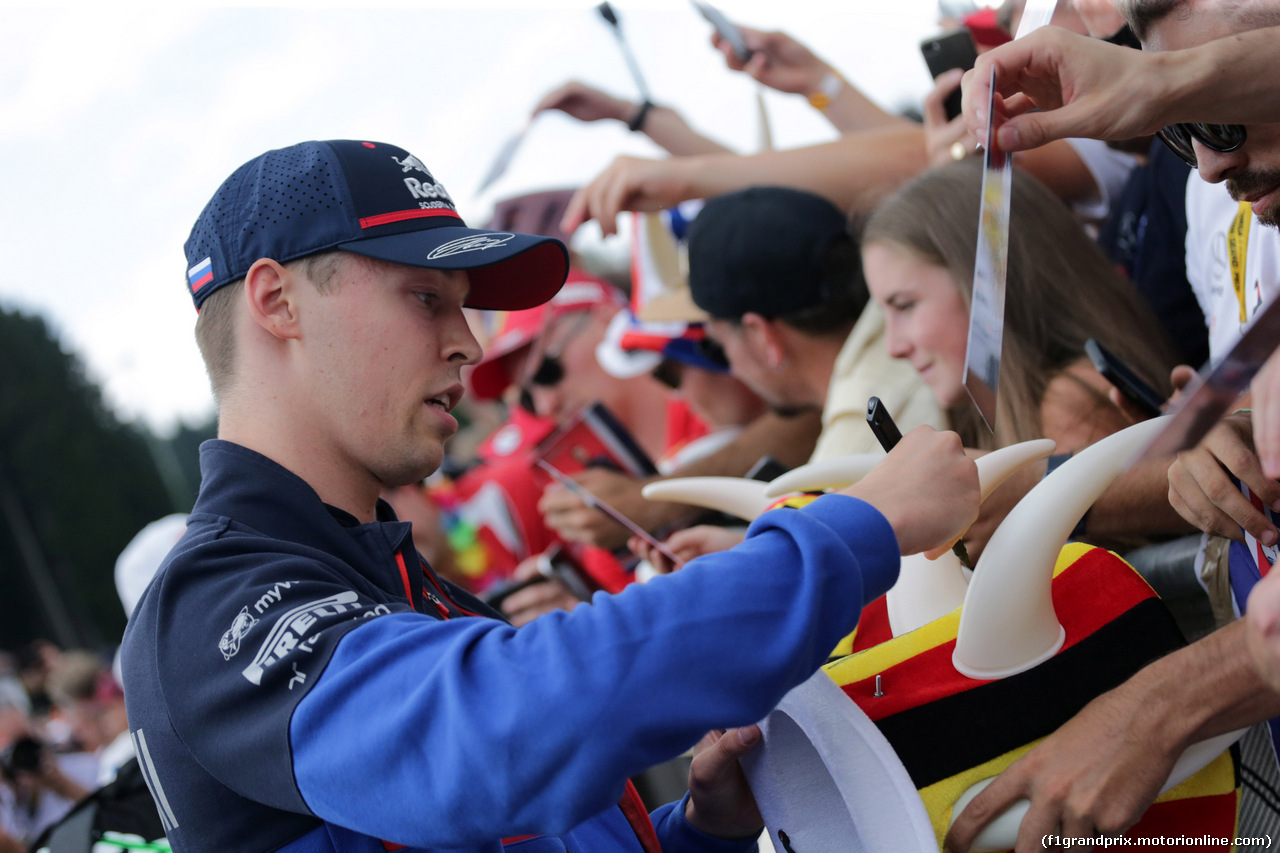 GP BELGIO, 29.08.2019 - Daniil Kvyat (RUS) Scuderia Toro Rosso STR14