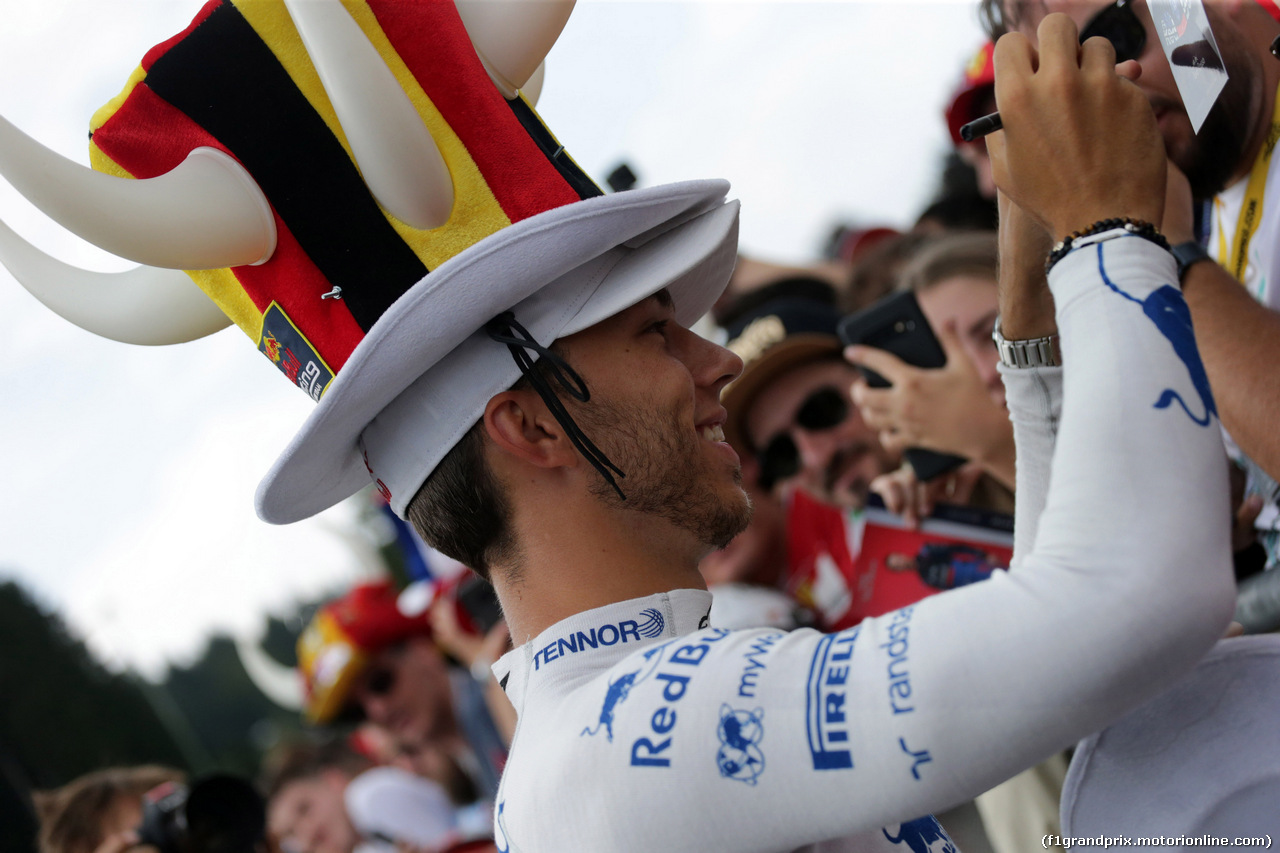 GP BELGIO, 29.08.2019 - Pierre Gasly (FRA) Scuderia Toro Rosso STR14