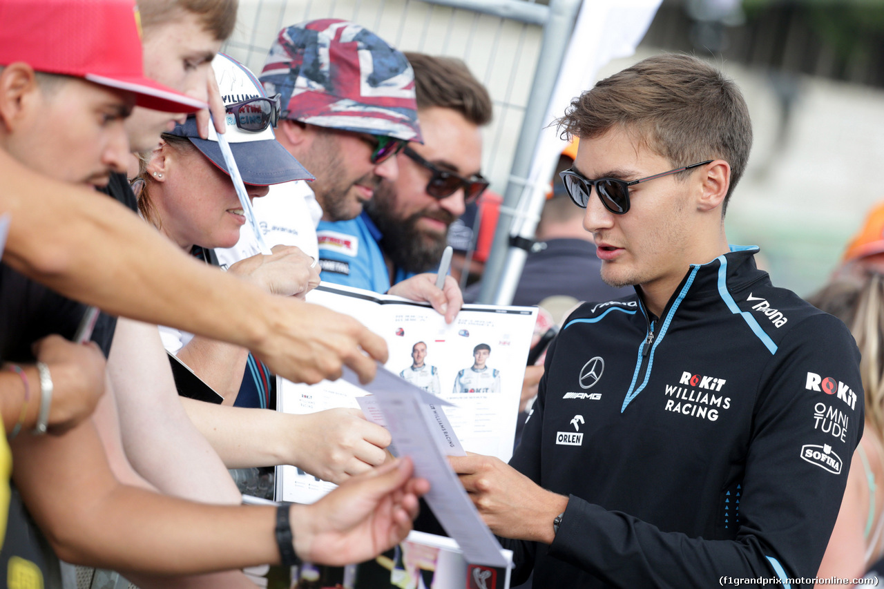 GP BELGIO, 29.08.2019 - George Russell (GBR) Williams Racing FW42