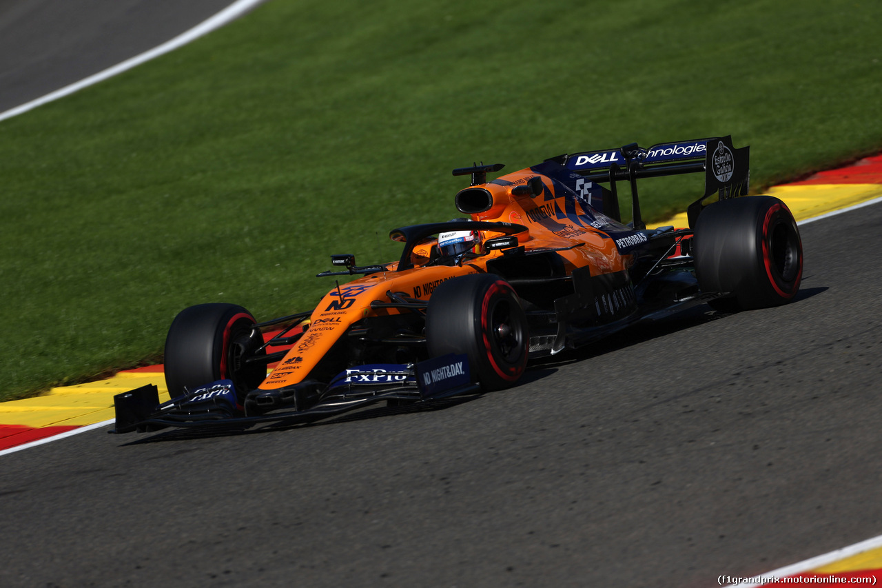 GP BELGIO, 30.08.2019 - Prove Libere 1, Carlos Sainz Jr (ESP) Mclaren F1 Team MCL34