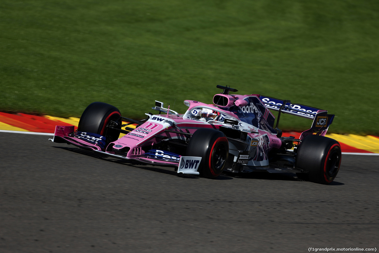 GP BELGIO, 30.08.2019 - Prove Libere 1, Sergio Perez (MEX) Racing Point F1 Team RP19