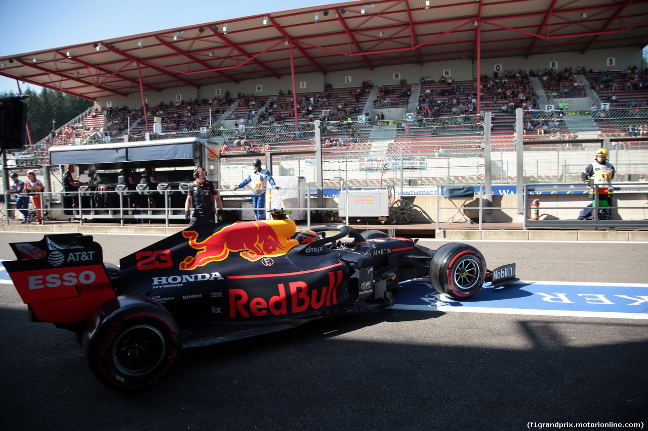 GP BELGIO, 30.08.2019 - Prove Libere 1, Alexander Albon (THA) Red Bull Racing RB15