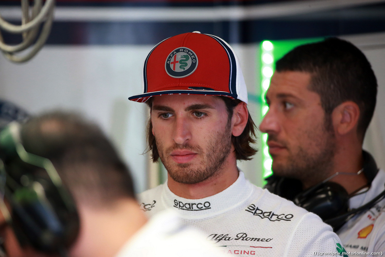 GP BELGIO, 30.08.2019 - Prove Libere 1, Antonio Giovinazzi (ITA) Alfa Romeo Racing C38