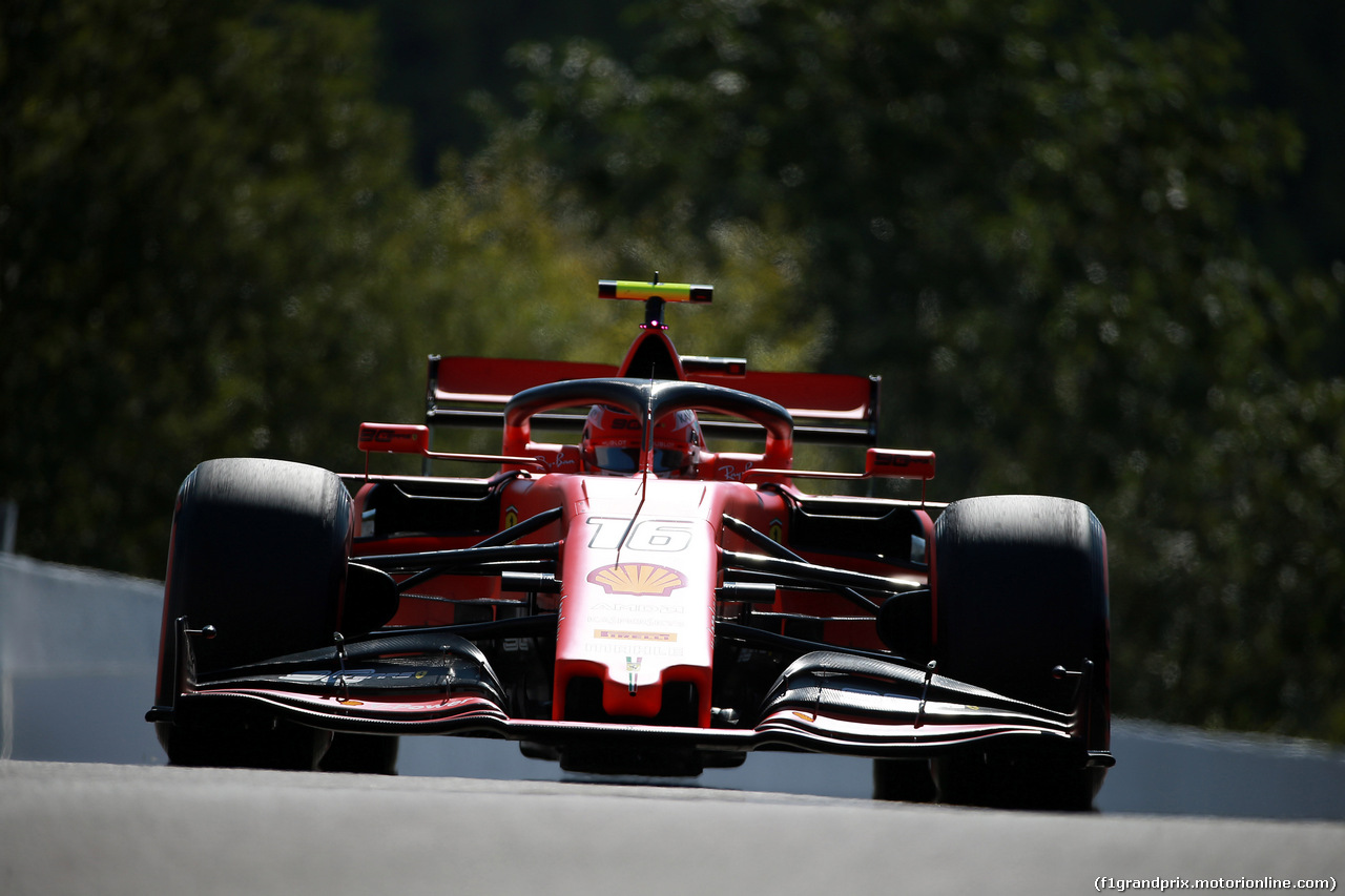 GP BELGIO, 30.08.2019 - Prove Libere 1, Charles Leclerc (MON) Ferrari SF90