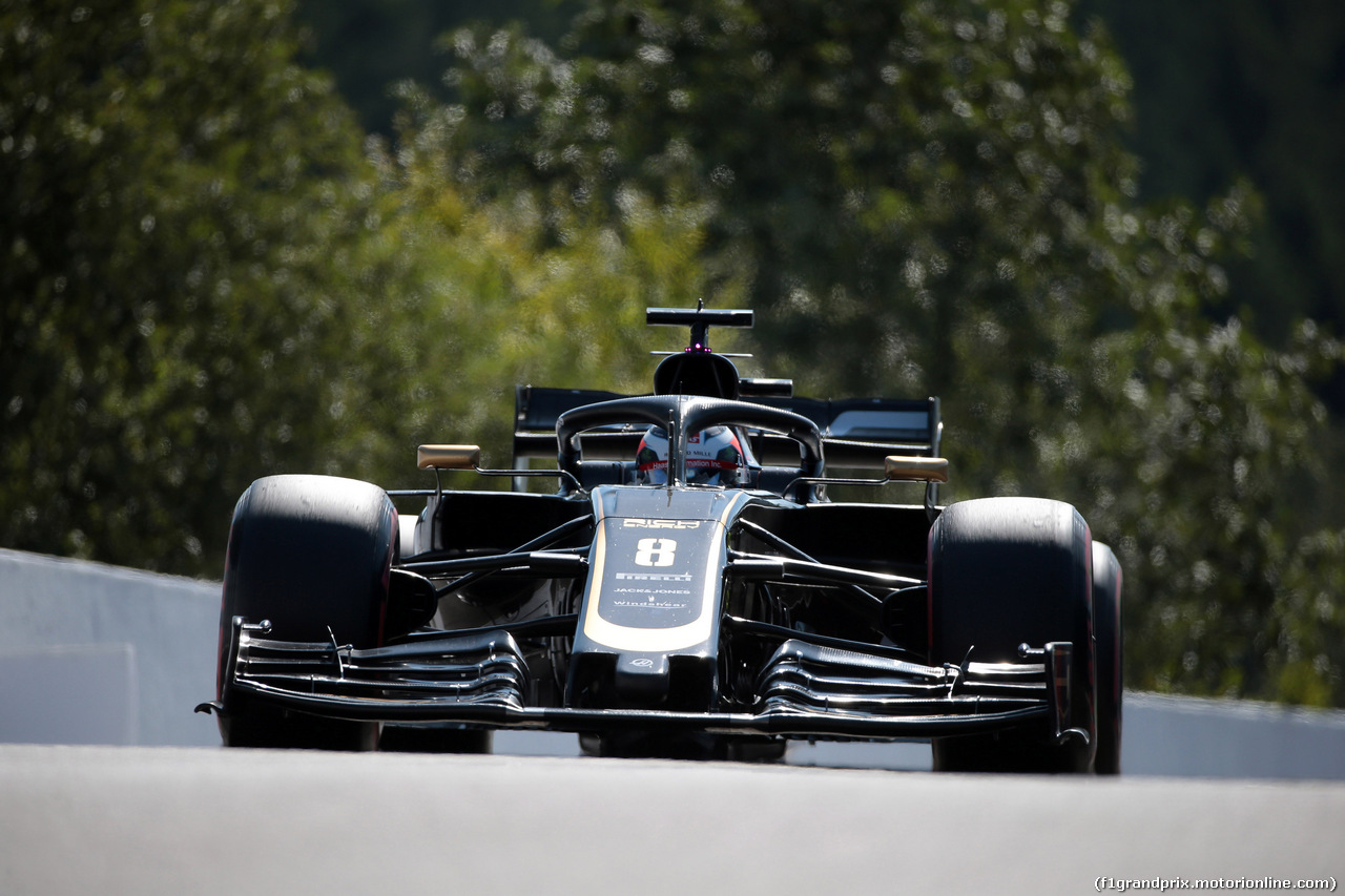 GP BELGIO, 30.08.2019 - Prove Libere 1, Romain Grosjean (FRA) Haas F1 Team VF-19
