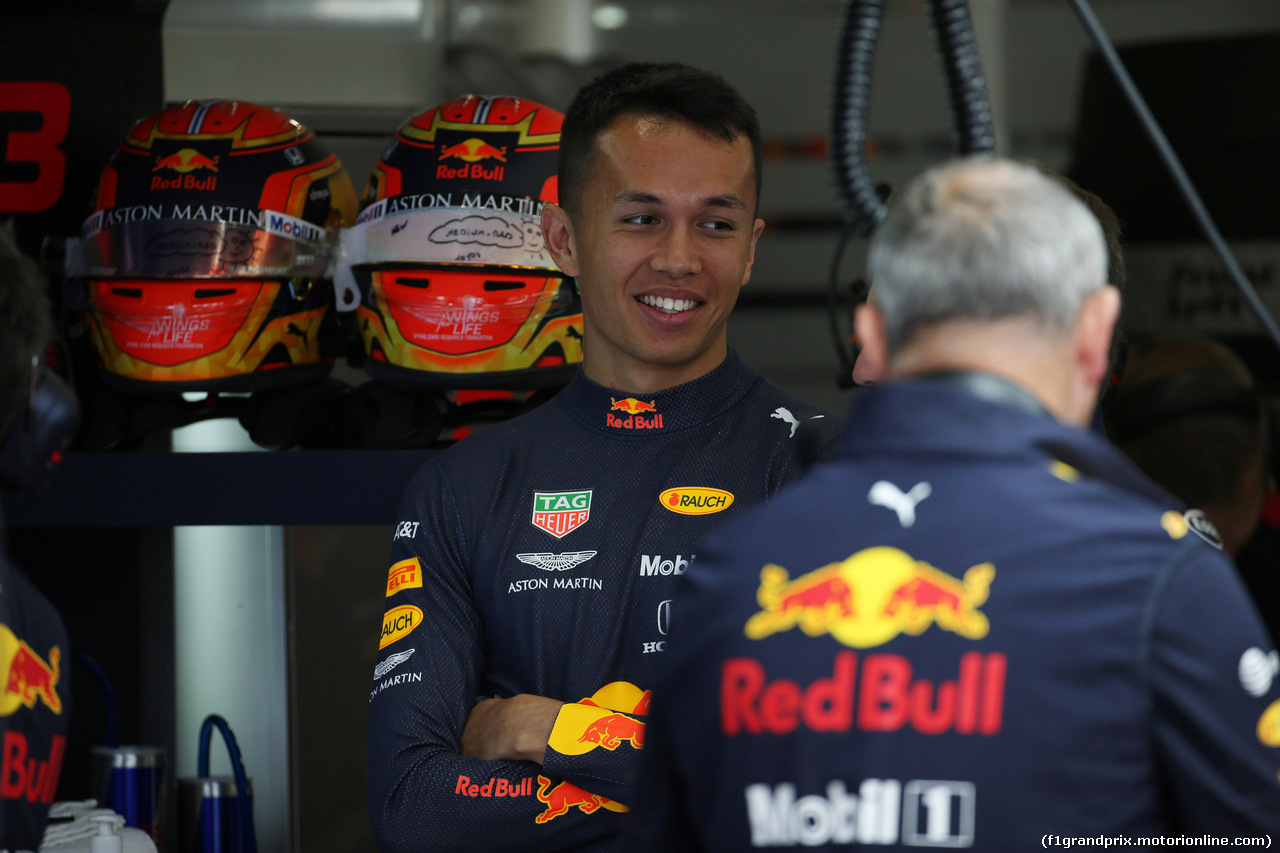 GP BELGIO, 30.08.2019 - Prove Libere 1, Alexander Albon (THA) Red Bull Racing RB15