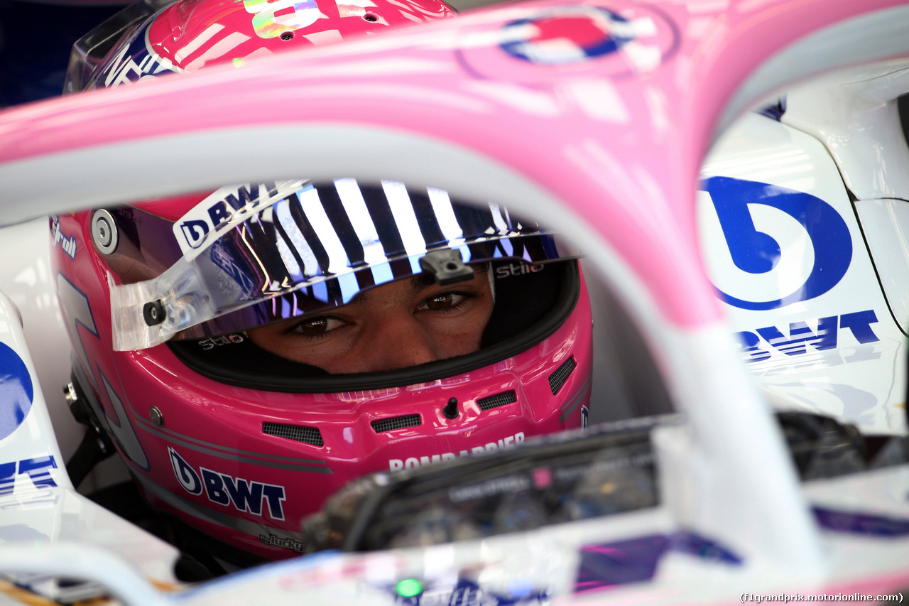 GP BELGIO, 30.08.2019 - Prove Libere 1, Lance Stroll (CDN) Racing Point F1 Team RP19