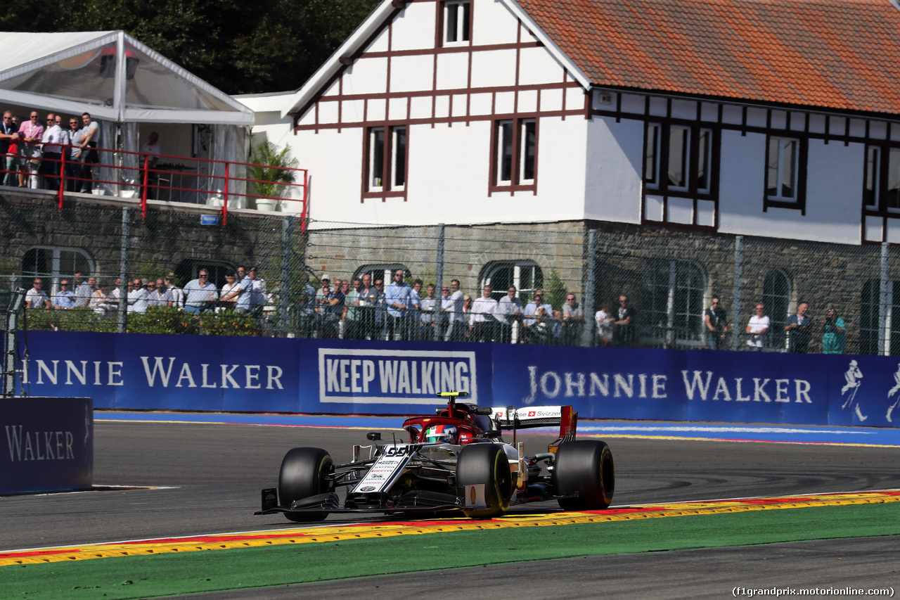 GP BELGIO, 30.08.2019 - Prove Libere 1, Antonio Giovinazzi (ITA) Alfa Romeo Racing C38