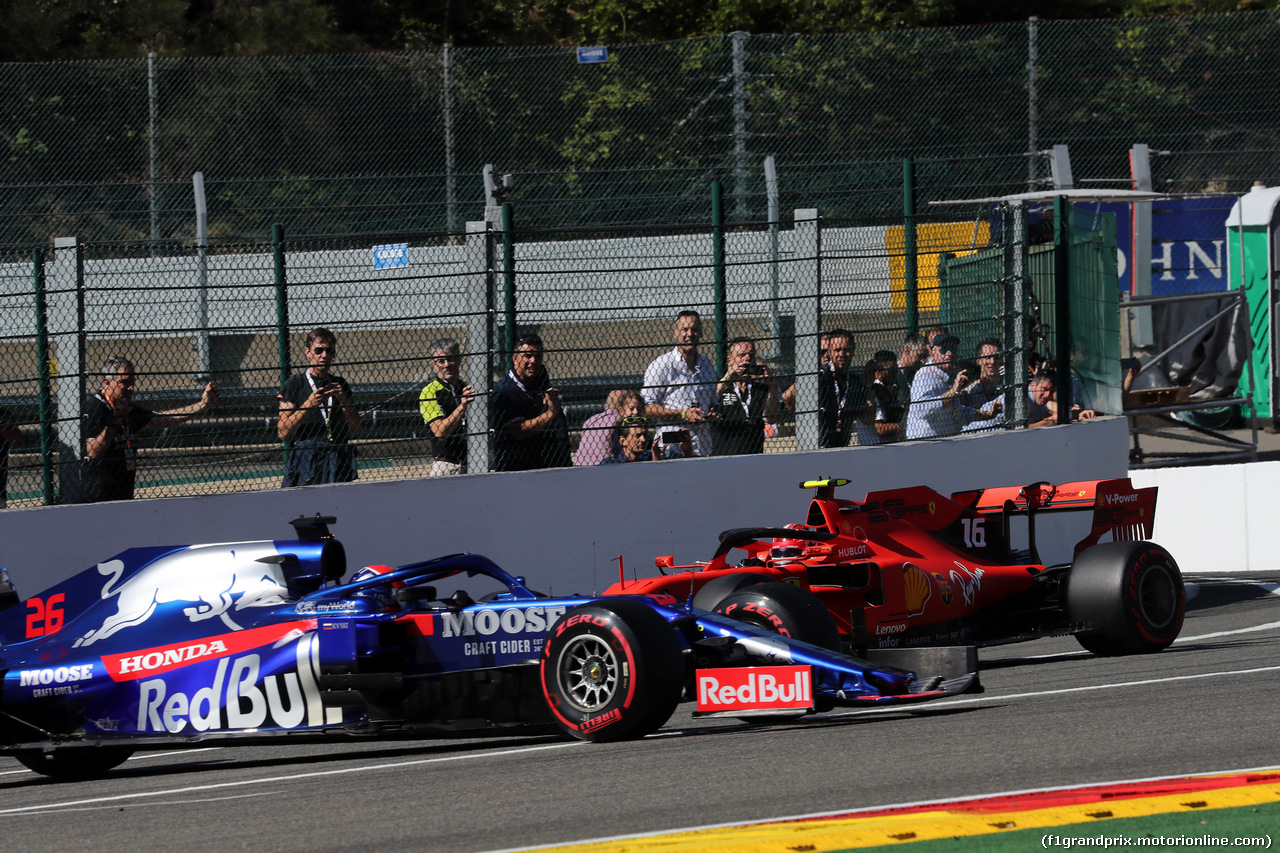 GP BELGIO, 30.08.2019 - Prove Libere 1, Daniil Kvyat (RUS) Scuderia Toro Rosso STR14 spins