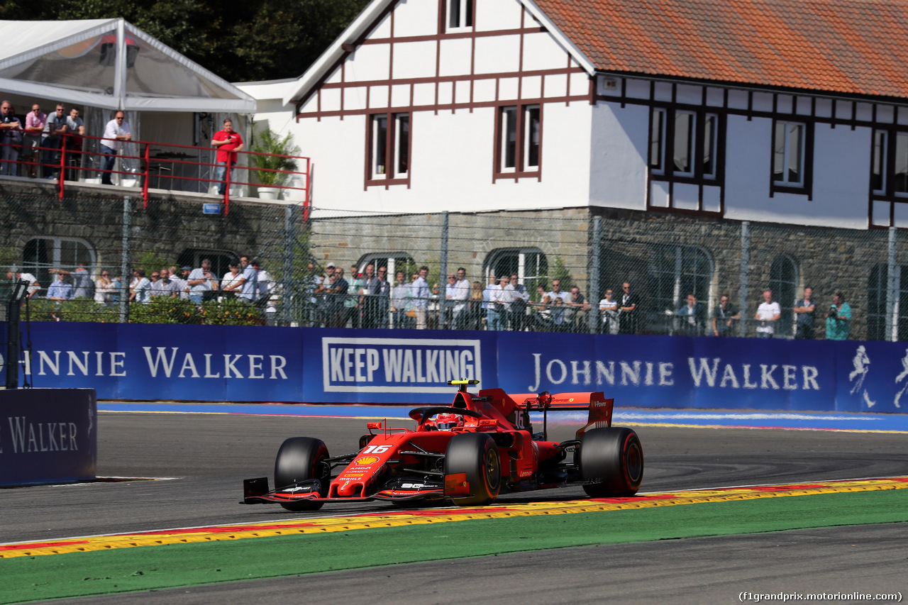 GP BELGIO, 30.08.2019 - Prove Libere 1, Charles Leclerc (MON) Ferrari SF90