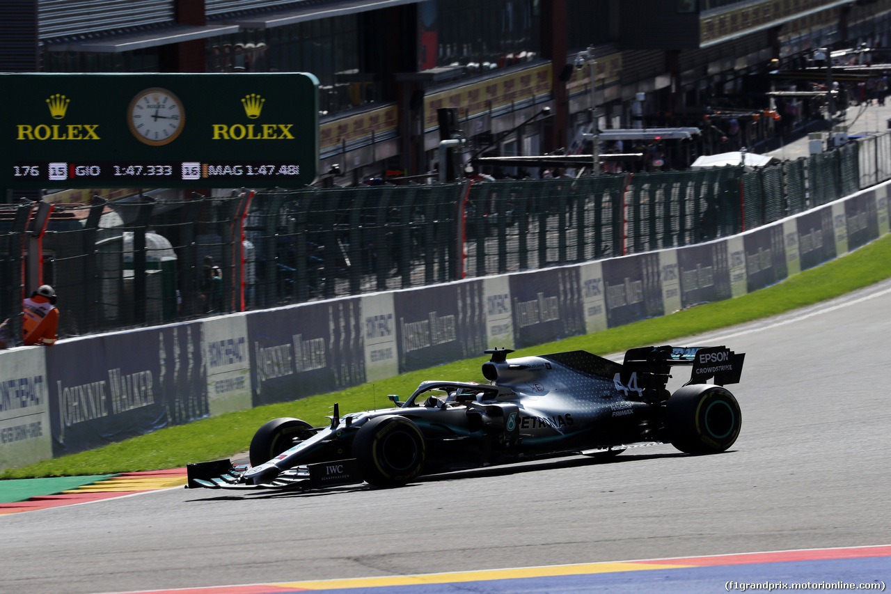 GP BELGIO, 30.08.2019 - Prove Libere 1, Lewis Hamilton (GBR) Mercedes AMG F1 W10