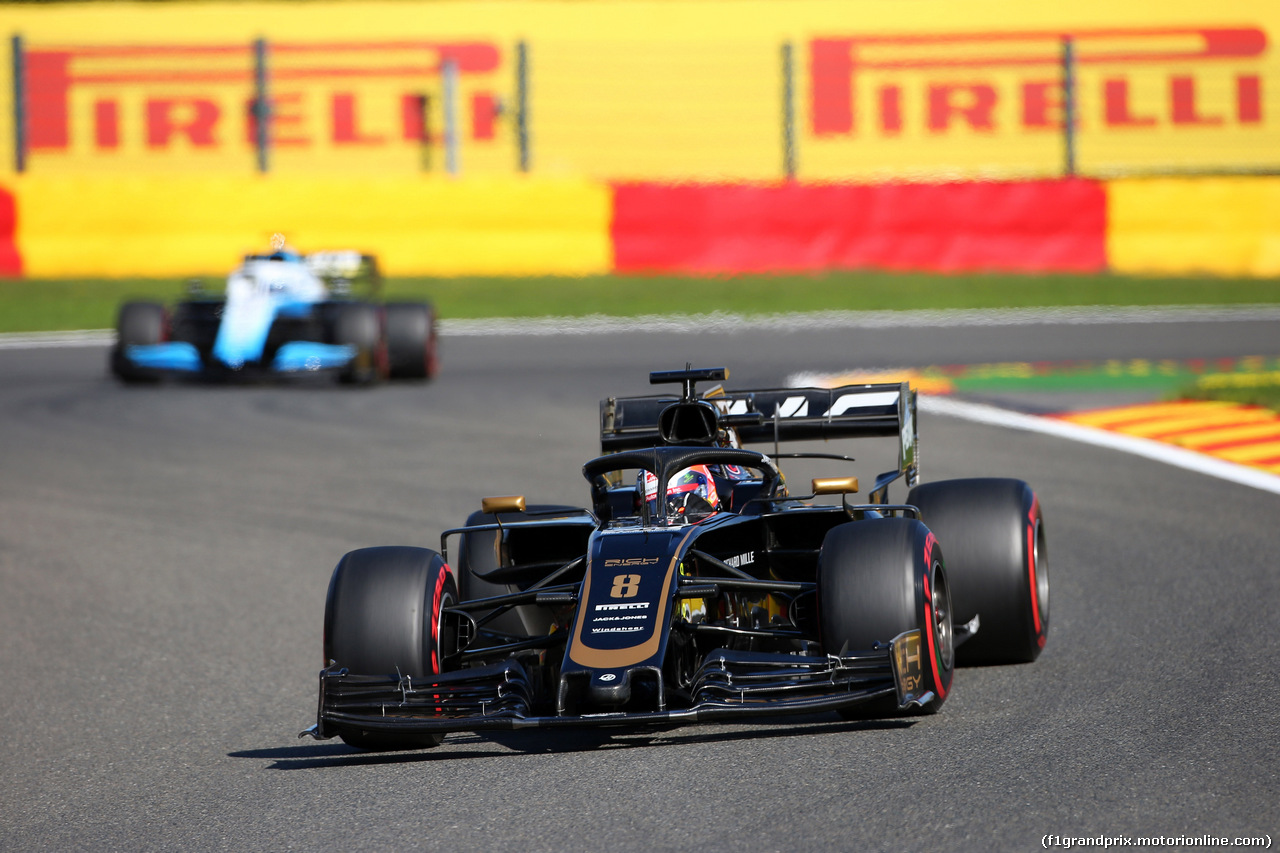 GP BELGIO, 30.08.2019 - Prove Libere 1, Romain Grosjean (FRA) Haas F1 Team VF-19
