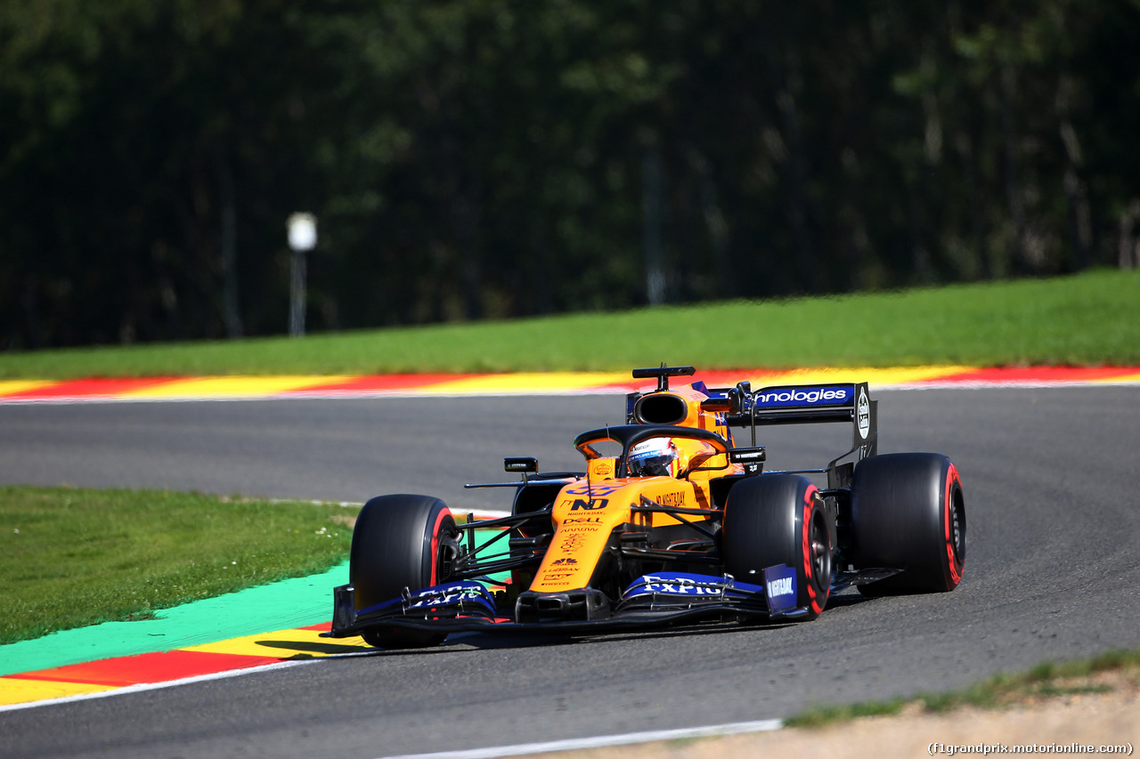 GP BELGIO, 30.08.2019 - Prove Libere 1, Carlos Sainz Jr (ESP) Mclaren F1 Team MCL34