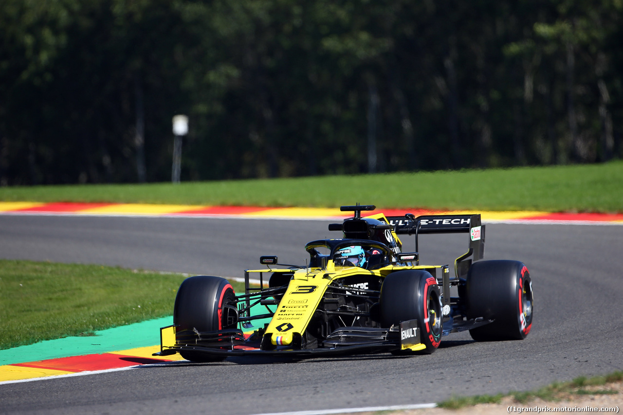 GP BELGIO, 30.08.2019 - Prove Libere 1, Daniel Ricciardo (AUS) Renault Sport F1 Team RS19