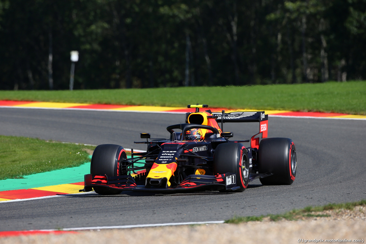 GP BELGIO, 30.08.2019 - Prove Libere 1, Alexander Albon (THA) Red Bull Racing RB15