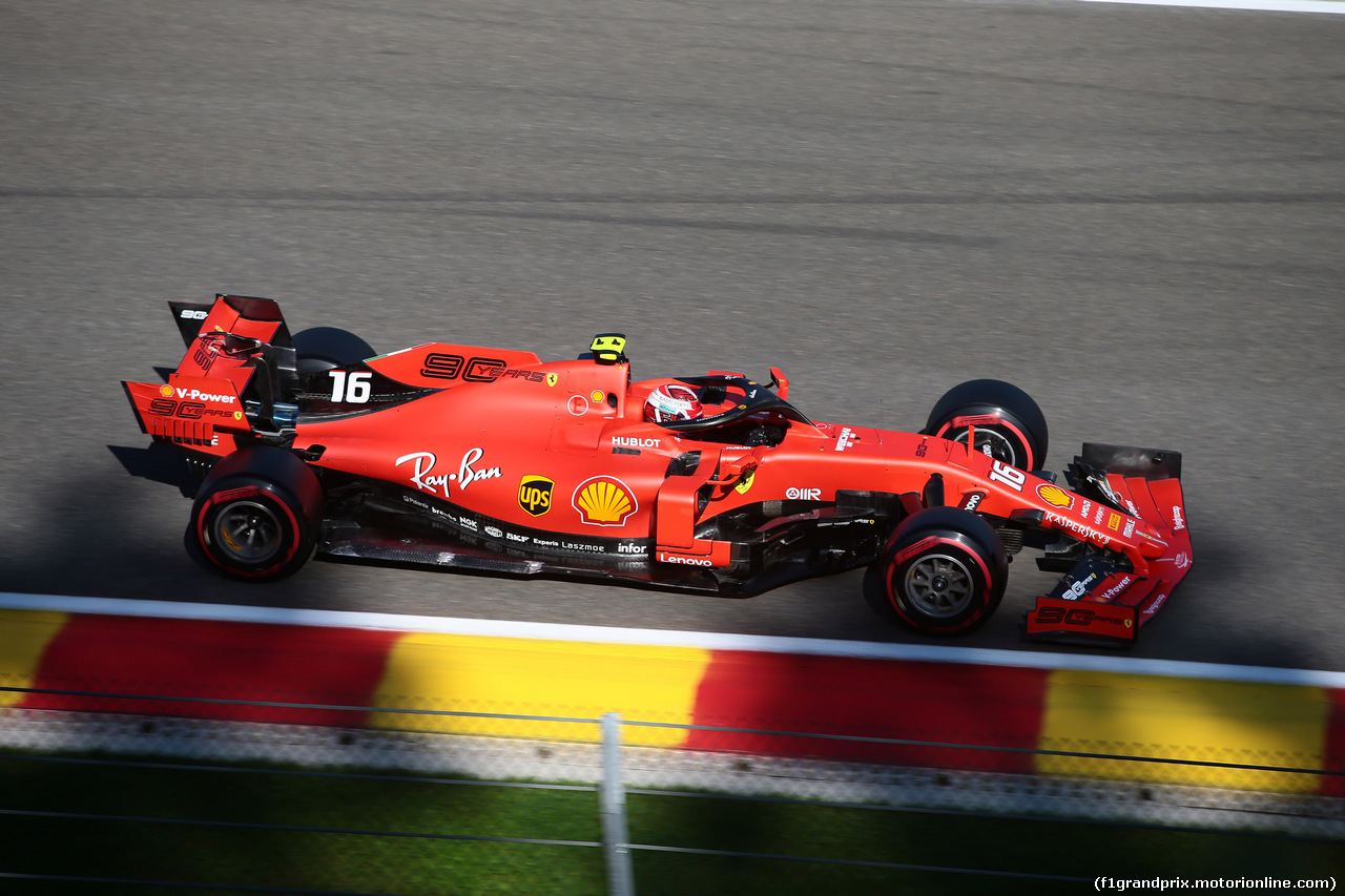 GP BELGIO, 30.08.2019 - Prove Libere 1, Charles Leclerc (MON) Ferrari SF90