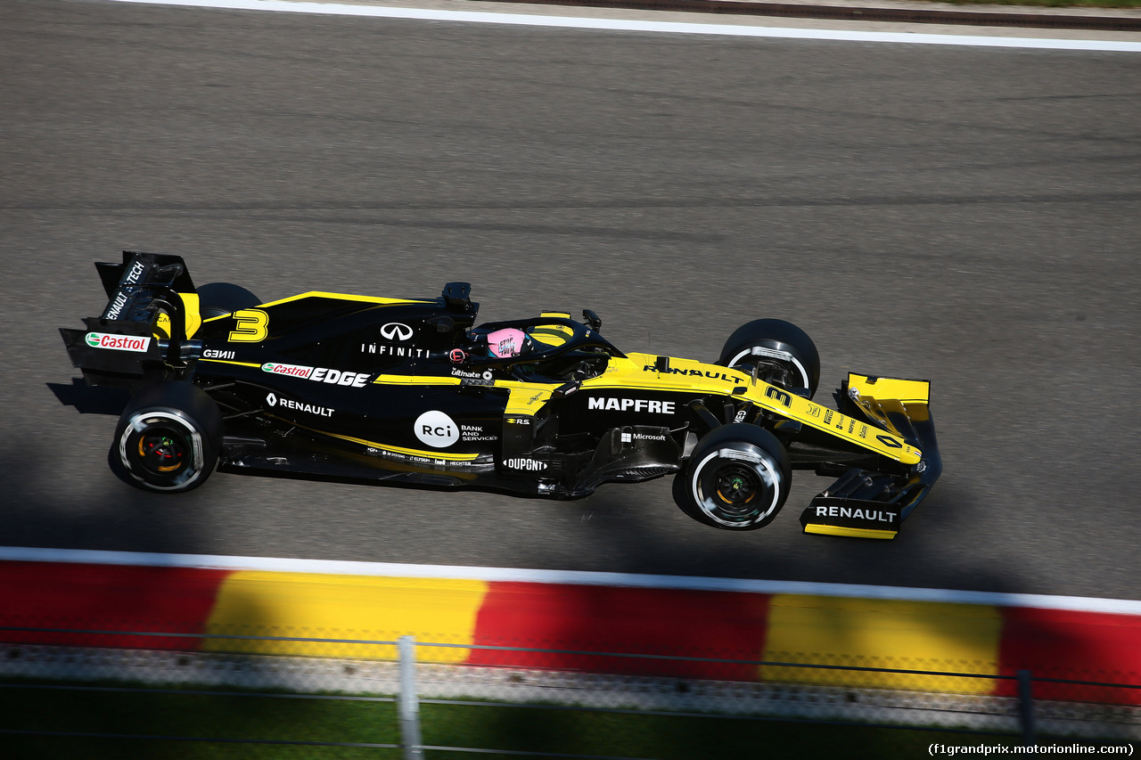 GP BELGIO, 30.08.2019 - Prove Libere 1, Daniel Ricciardo (AUS) Renault Sport F1 Team RS19