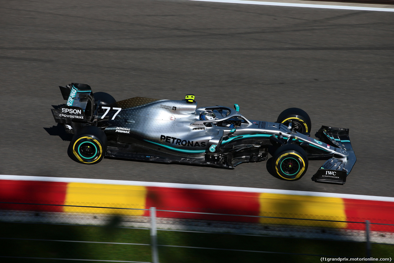 GP BELGIO, 30.08.2019 - Prove Libere 1, Valtteri Bottas (FIN) Mercedes AMG F1 W010