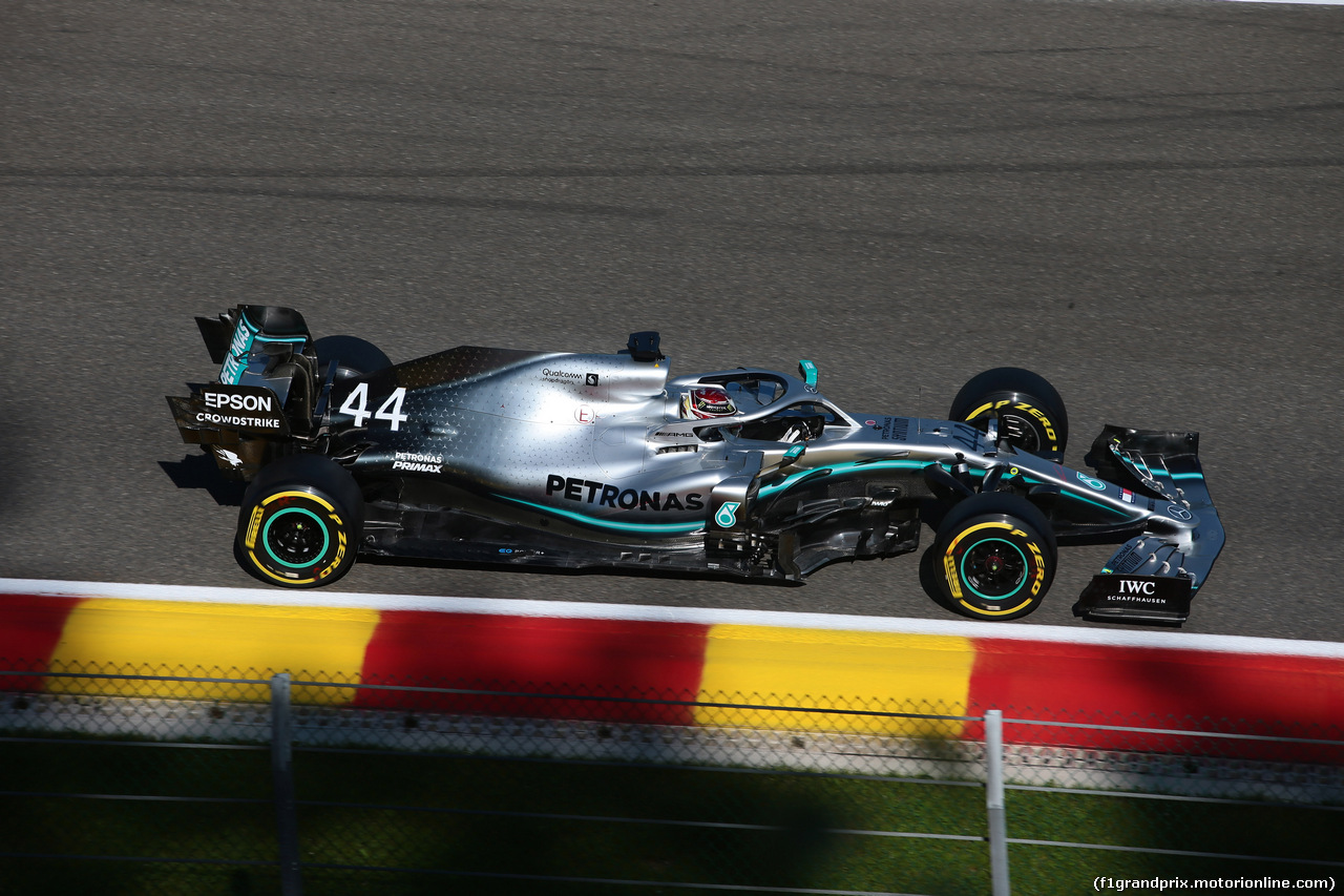 GP BELGIO, 30.08.2019 - Prove Libere 1, Lewis Hamilton (GBR) Mercedes AMG F1 W10