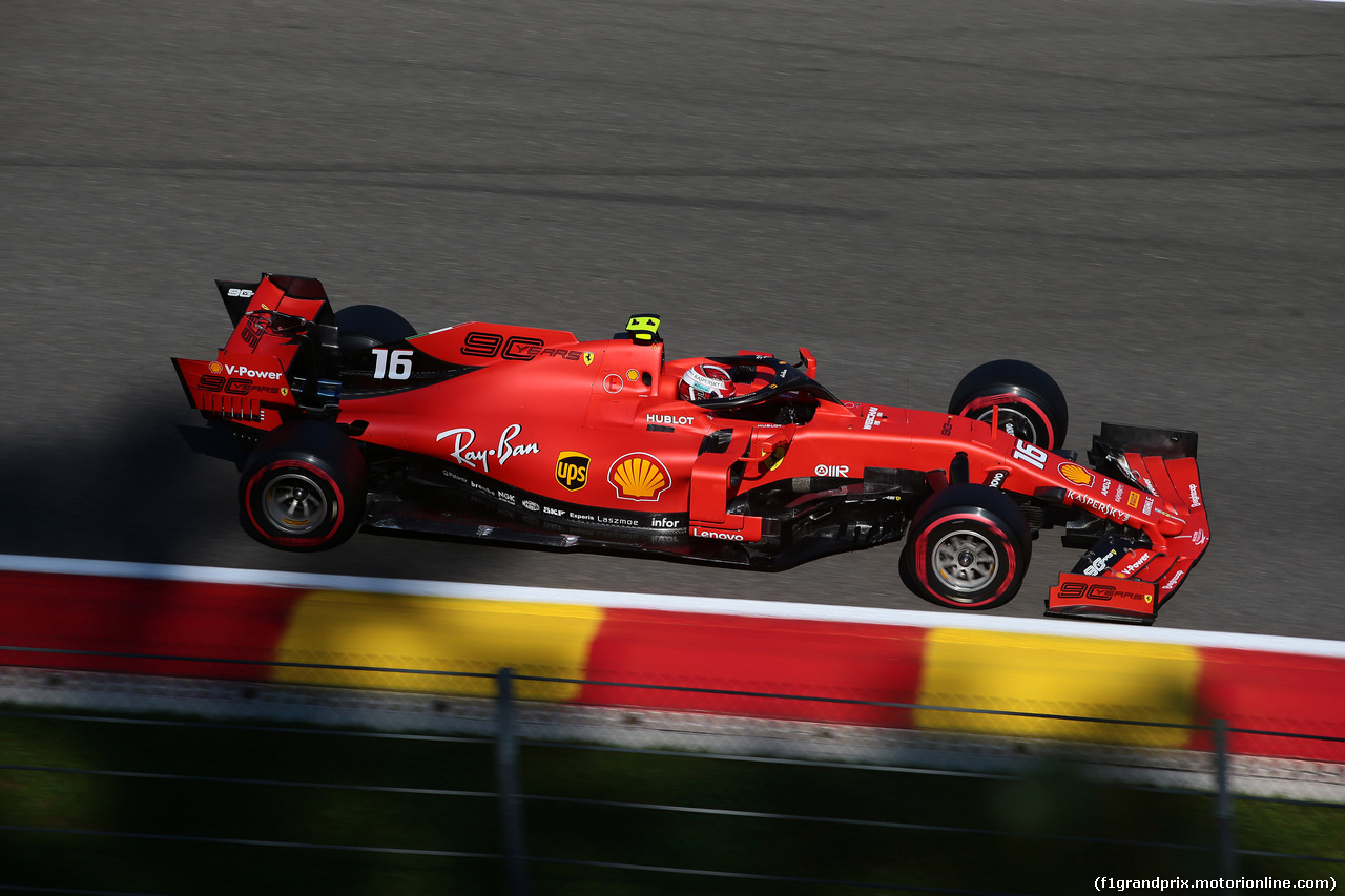 GP BELGIO, 30.08.2019 - Prove Libere 1, Charles Leclerc (MON) Ferrari SF90