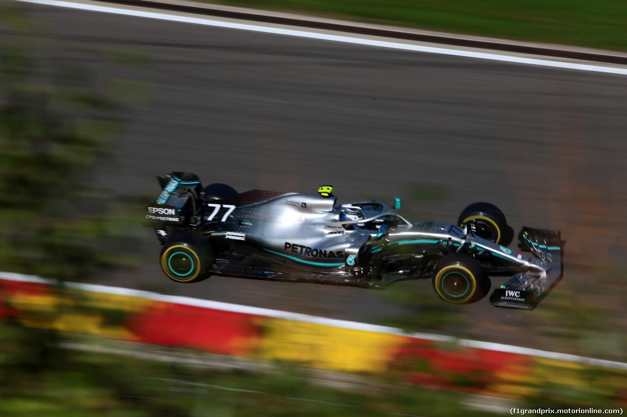 GP BELGIO, 30.08.2019 - Prove Libere 1, Valtteri Bottas (FIN) Mercedes AMG F1 W010