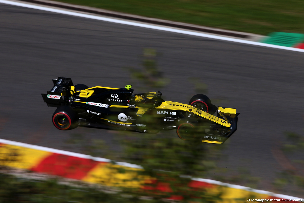 GP BELGIO, 30.08.2019 - Prove Libere 1, Nico Hulkenberg (GER) Renault Sport F1 Team RS19