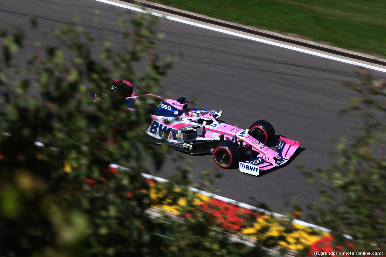 GP BELGIO, 30.08.2019 - Prove Libere 1, Sergio Perez (MEX) Racing Point F1 Team RP19