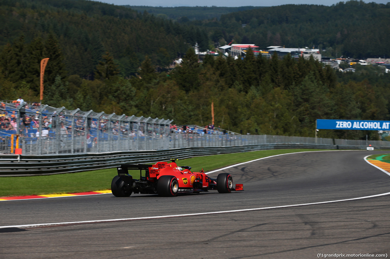 GP BELGIO, 30.08.2019 - Prove Libere 1, Charles Leclerc (MON) Ferrari SF90