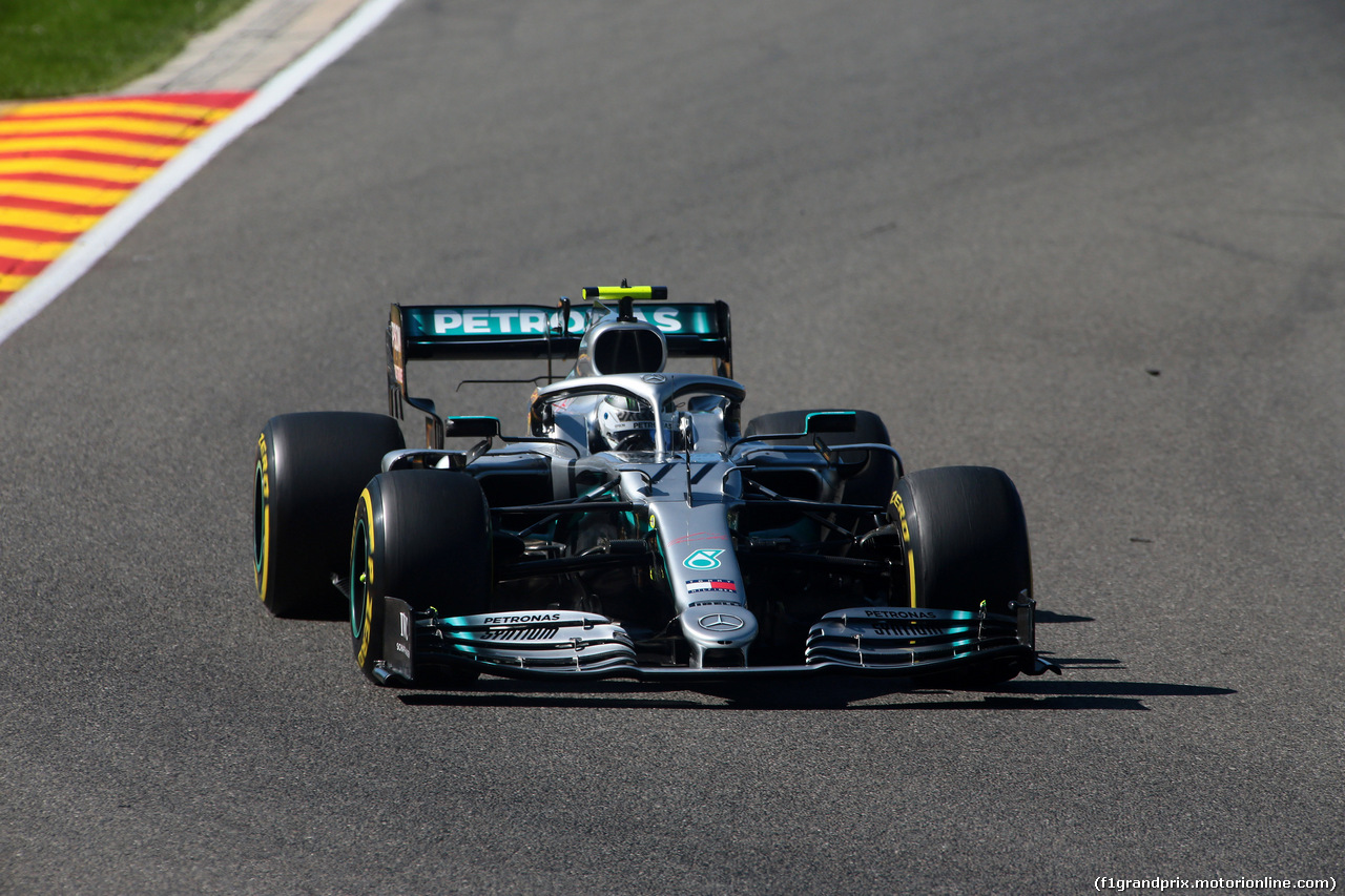 GP BELGIO, 30.08.2019 - Prove Libere 1, Valtteri Bottas (FIN) Mercedes AMG F1 W010